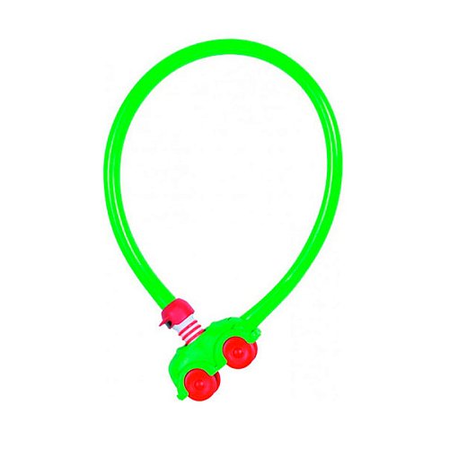 Замок для велосипеда ABUS 1505/55 My First Abus з тросом 55 см 2 ключа Green зелений  - Фото №1