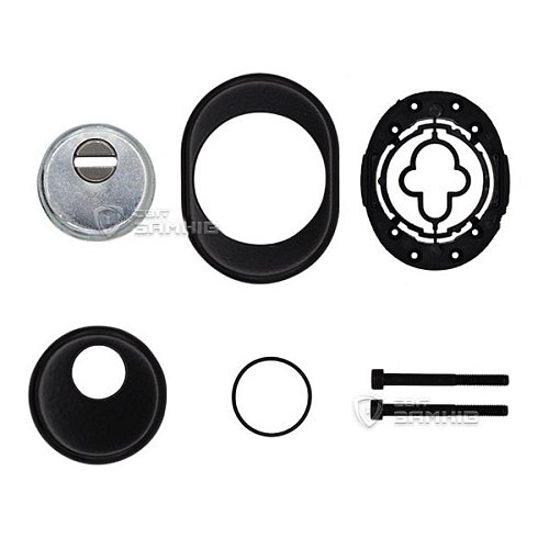 Протектор AZZI FAUSTO Antitubo 25 мм ME50/NO овальний стандарт чорний матовий - Фото №4