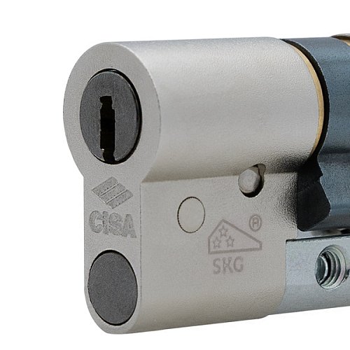Циліндр CISA RX (модульний) 100T (60*40T) нікель матовий 5 ключів - Фото №3