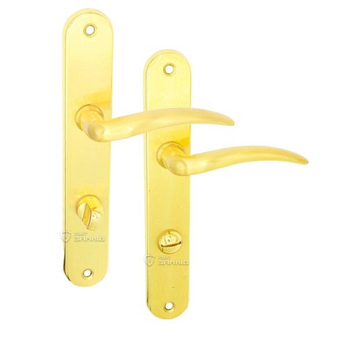 Ручки на планці Фінг д/п 72 WC OLV золото - Фото №1