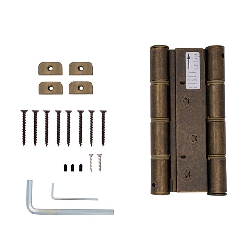 Завіс барний ALDEGHI LUIGI 87OA155-40 155 мм OA антична латунь - Фото №6