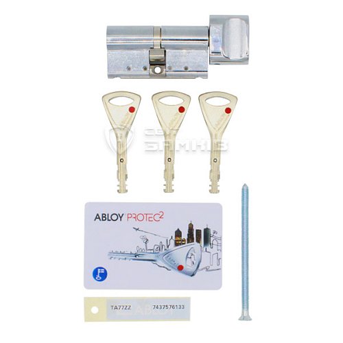 Цилиндр ABLOY Protec2 112T (76*36T) хром полированный - Фото №4