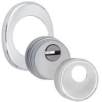 Протектор AZZI FAUSTO Antitubo 25 мм ME50/85X70/CL овальний широкий хром полірований