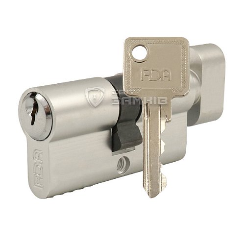 Циліндр RDA 70T (35*35T) вороток матовий хром - Фото №1