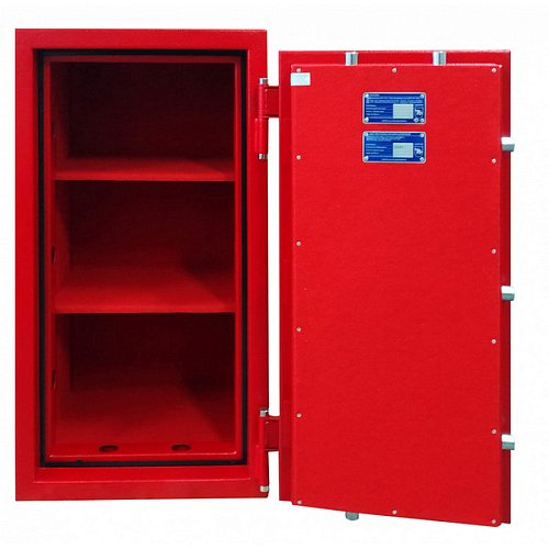 Сейф вогнезламостійкий GRIFFON CL III.90.E RED - Фото №2