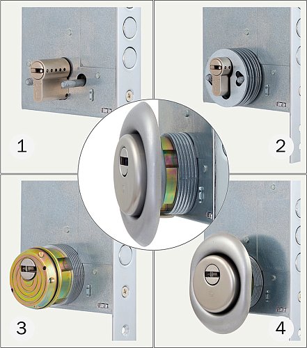 Протектор DISEC SFERIK BDS16 25 мм + накладка DISEC КТ038 хром полированный - Фото №6