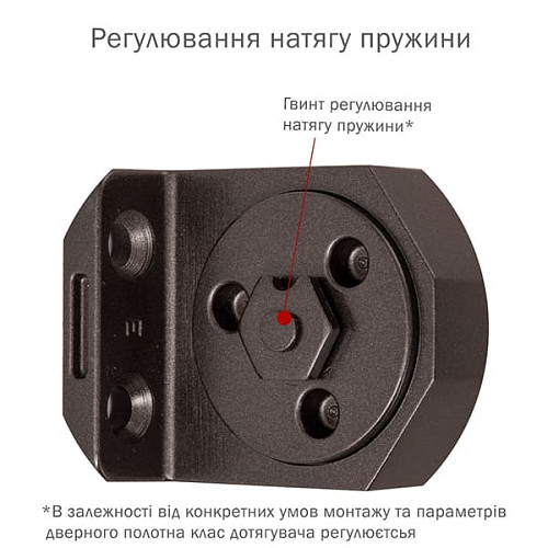 Дотягувач RYOBI DS-3550P BC/DA PRL HO з фіксацією до 100кг Коричневий - Фото №7