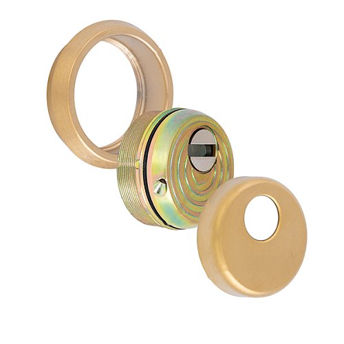 Протектор DISEC MONOLITO MILANO KRIPTON BKS260 25мм латунь матовая - Фото №3