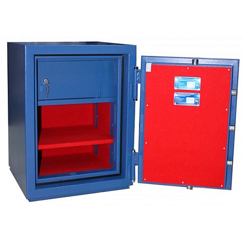 Сейф огневзломостойкий GRIFFON CL III.68.K.E Brilliant Blue - Фото №2