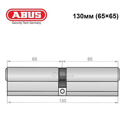 Циліндр ABUS Integral MX (модульний) 130 (65*65) нікель - Фото №6