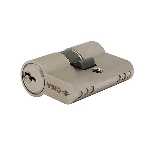 Цилиндр CISA C2000 44 (22*22) никель матовый 3 ключа - Фото №2