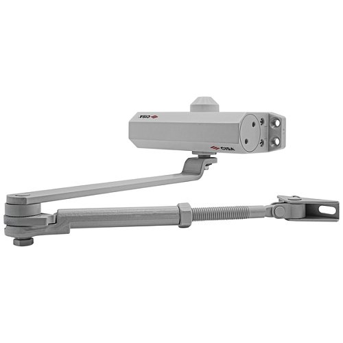 Доводчик CISA 60461/60471.03.0.97 STD HO с фиксацией до 80 кг серый - Фото №1