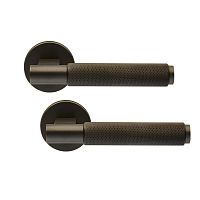 Ручки на розетте ILAVIO 2411 (1821-1110) темная бронза