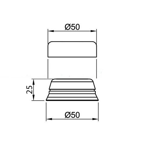 Протектор CIPIERRE 310C/Q хром матовий - Фото №2