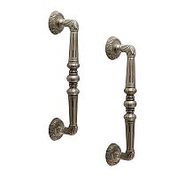 Ручка скоба TRION 00207 250 мм (комплект) SILVER античное серебро