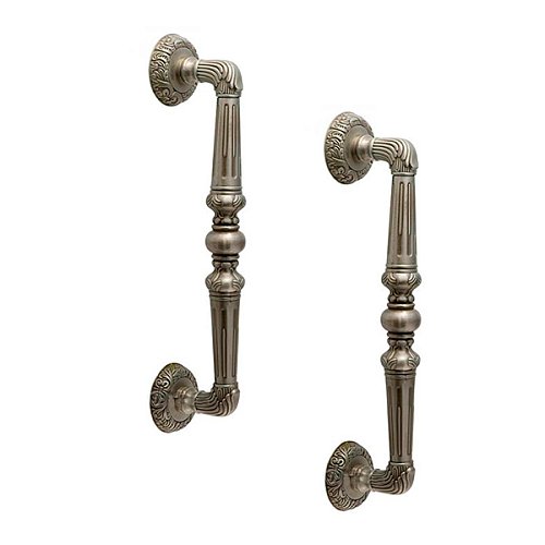 Ручка скоба TRION 00207 250 мм (комплект) SILVER античне срібло