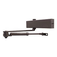 Доводчик CISA C1611.03.0.88 Professional Plus2 BC STD HO с фиксацией до 80 кг коричневый