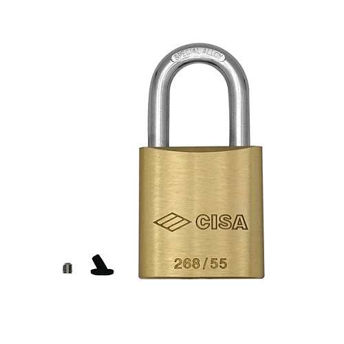 Замок навісний CISA 26810.55 (без циліндра) - Фото №5