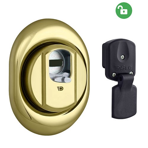 Протектор магнітний DISEC 4GN2MB 25 мм латунь PVD - Фото №1