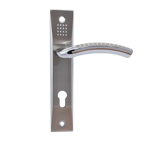 Ручки на планці SIBA Bari 85 матовий нікель/хром - Фото №2