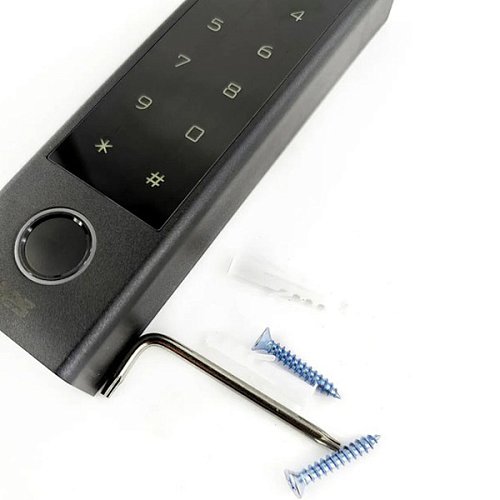 Клавіатура зчитувач PES KeyPad slim для розумних замків біометричний чорний - Фото №6