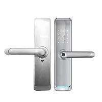 Розумний замок PES Husky Wi-Fi накладний сірий