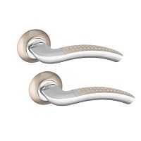 Ручки на розеті PUNTO Logica (TL) SN/CP матовий нікель/хром