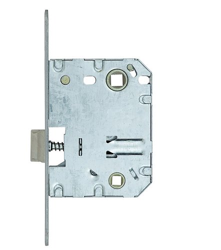 Механізм замка TESA 134U WC (BS50*70мм) матовий хром - Фото №2