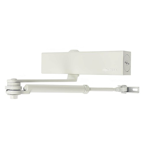 Дотягувач CISA C1611.05.0.45 Professional Plus2 BC STD HO з фіксацією до 120 кг білий - Фото №1