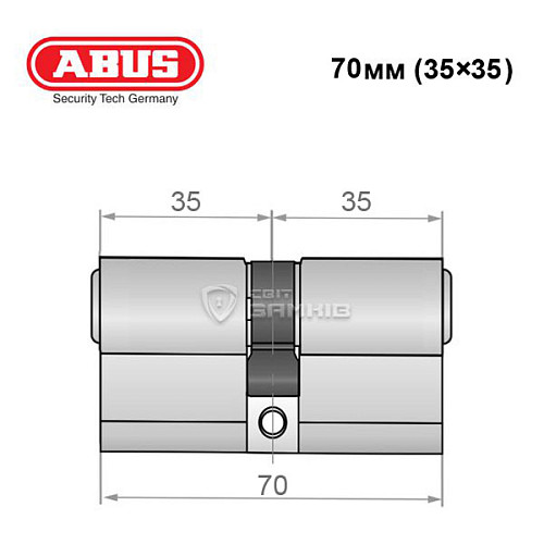 Циліндр ABUS Vitess 4000 MX (модульний) 70 (35*35) нікель сатин - Фото №8