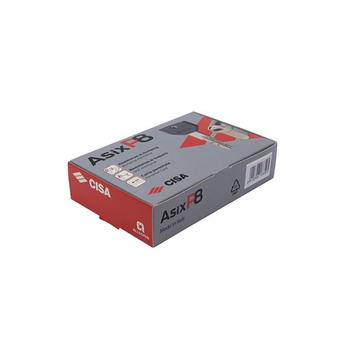 Циліндр CISA ASIX P8 PRO 85T (55*30T) зі штоком нікель матовий 5+1 ключ - Фото №8