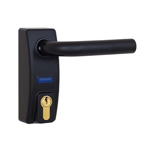 Ручка антипаніка на планці TESA Modular Vector 72 мм чорний з серцевиною - Фото №1