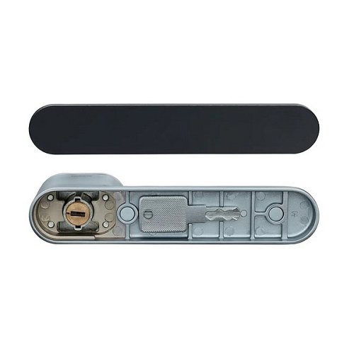 Ручка-защелка GAVROCHE GRclick (BS60мм) магнитная сатиновое серебро/черный - Фото №7