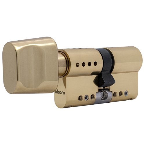 Циліндр ABARO P600 (модульний) 62T (31*31T) G латунь полірована 5 ключів - Фото №4