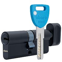 Цилиндр ABARO B100 70T (35*35T) Bk черный 5 ключей