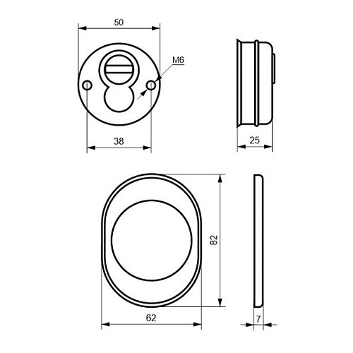 Протектор AZZI FAUSTO F23 Antitubo 25 мм полированная латунь - Фото №9