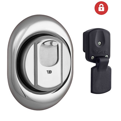 Протектор магнитный DISEC 4GN2MB 25 мм хром полированный - Фото №2