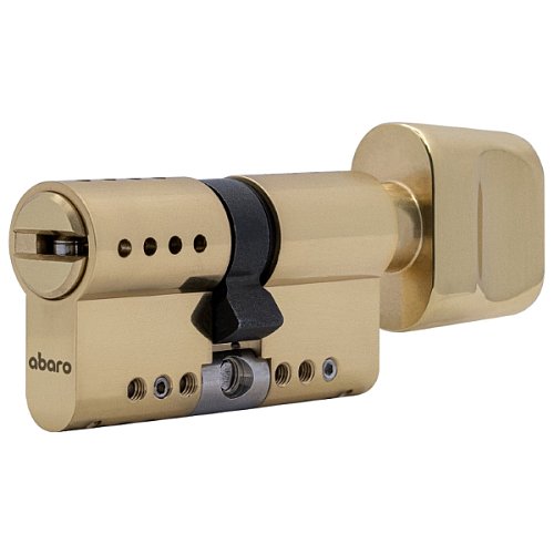 Циліндр ABARO P600 (модульний) 62T (31*31T) G латунь полірована 5 ключів - Фото №2