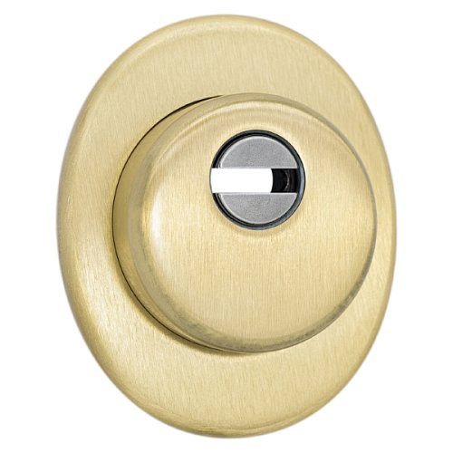 Протектор AZZI FAUSTO Antitubo SB 25 мм ME50/85X70/OS овальний широкий латунь матова - Фото №2