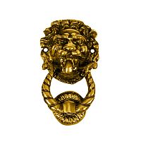 Дверной молоток ЛЕВ малый латунь