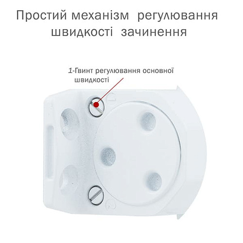 Дотягувач RYOBI DS-2055P BC PRL HO з фіксацією до 80кг Білий - Фото №6