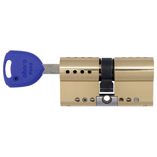 Циліндр ABARO P600 (модульний) 62 (31*31) G латунь полірована 5 ключів - Фото №6