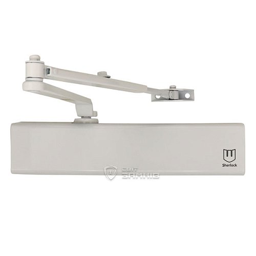 Доводчик SHERLOCK F8300 EN 1-6 стандартная тяга до 150кг Белый - Фото №4