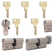 Циліндри CISA C3000 тепер і з 5 ключами в комплекті!