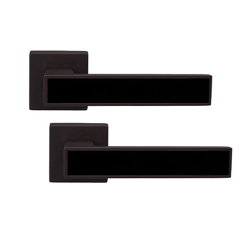 Ручки на розеті GAVROCHE Magnium AL-A3 BLACK/BLACK чорний/чорний - Фото №2