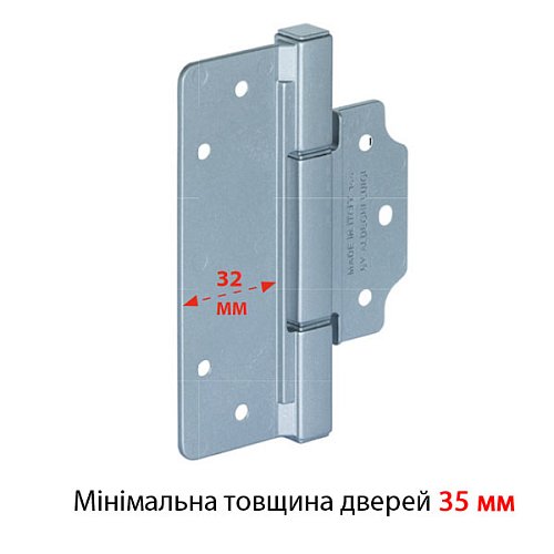 Завіс ALDEGHI LUIGI 144NO032Q 110*77 мм NO чорний - Фото №6