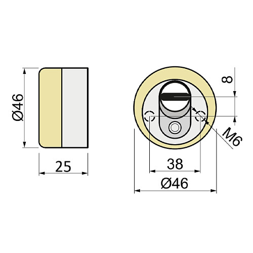 Протектор магнітний DISEC Magnetic 3G MR460 25D1PIN 25мм чорний - Фото №8