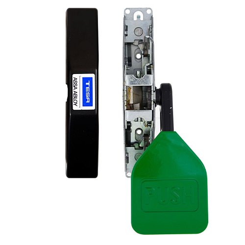 Антипаніка накладна TESA TP91008 для запасного виходу black green чорно-зелений - Фото №8