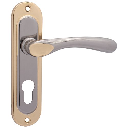 Комплект замка HI-Luke LP04-H39 (BS40*50мм) PZ BN/GP чорний нікель/золото			 - Фото №3