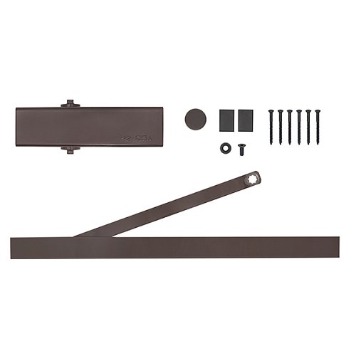 Доводчик CISA C2010.03.0.88 Professional Plus2 SLD до 60 кг FIRE коричневый - Фото №6